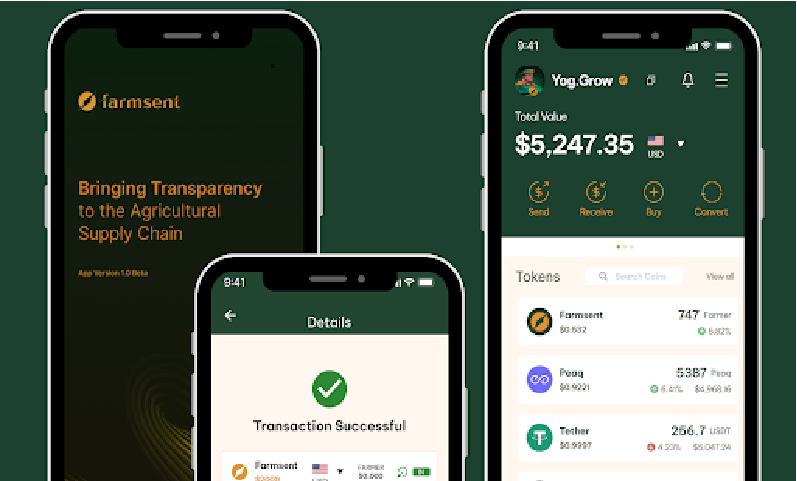 Farmsent Reveals its Superapp A Swiss Knife dApp for Smart Agriculture with Wallet Abstraction and .grow Domains